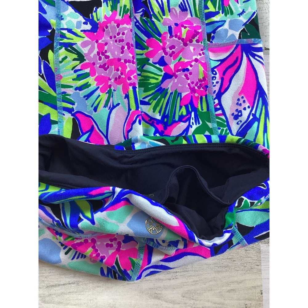 Lilly Pulitzer XXS Weekender Crop Legging You Me and Giraffee Onyx Luxletic - Picture 5 of 7